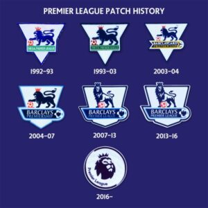 Retro Premier League 93-03 03-04 04-07 07-13 16-22 Patch Heat Transfer Badge