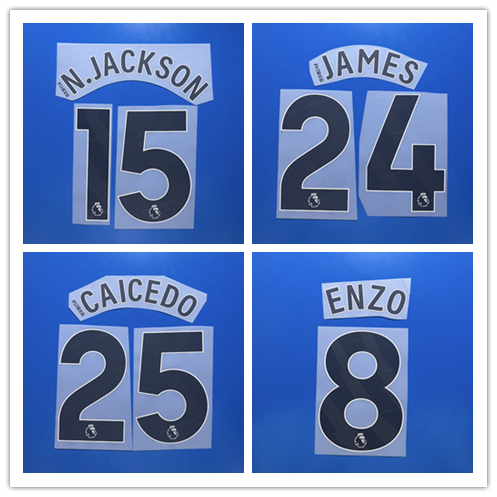 Chelsea 2024 2025 2026 away Premier League ENZO GARNACHO N.JACKSON 23 ...