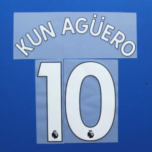 Manchester City 2018-2022 Premier League football star KUN AGUERO DE BRUYNE soccer number