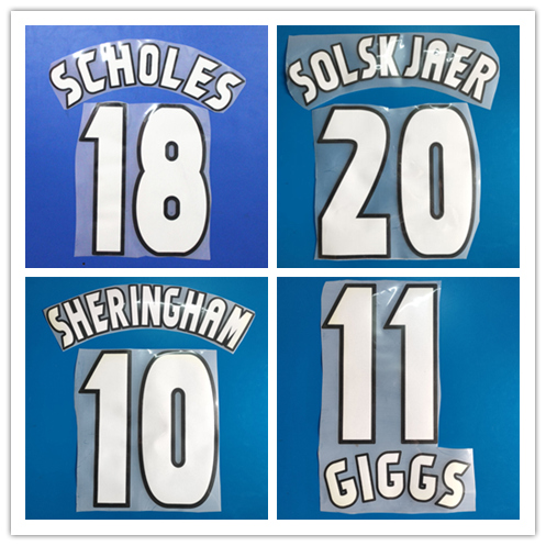 Manchester United F.C 97-99 Man Utd velvet SHERINGHAM SCHOLES GIGGS ...