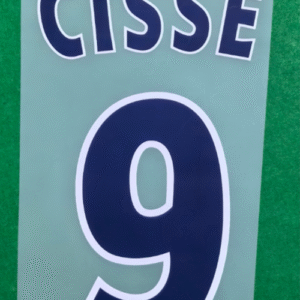 2003 2004 AJ Auxerre 03-04 football star CISSE #9 soccer number