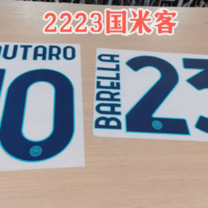 F.C. Internazionale Milano 2022 2023 Inter Milan away LAUTARO BARELLA soccer 22-23 Jersey number