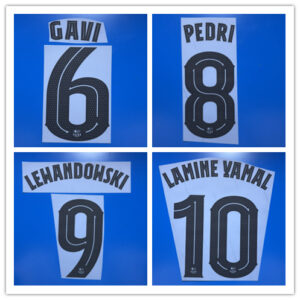 2025 2026 Champions League away Barcelona LAMINE YAMAL GAVI RAPHINHA 25-26 soccer number