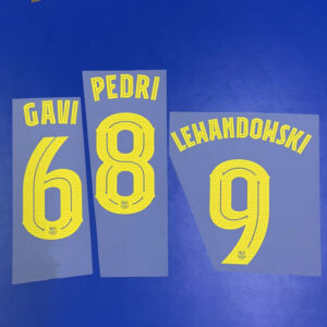 2025 2026 Champions League home Barcelona LAMINE YAMAL GAVI RAPHINHA 25-26 soccer number