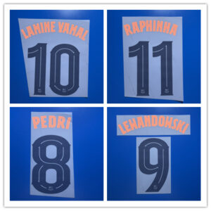 2025 2026 Champions League third Barcelona LAMINE YAMAL GAVI RAPHINHA 25-26 soccer number dark blue number