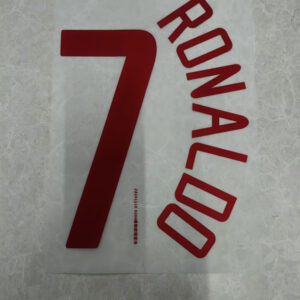 2002 2003 2004 Champions League Manchester United 02-04 RONALDO #7 red football number