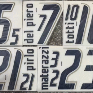2006 Italy away TOTTI CANNAVARO PIRLO DEL PIERO MATERAZZI  dark blue SOCCER number