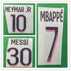 PSG 2021 2022 Paris fourth football star 21/22 NEYMAR JR MBAPPE MESSİ soccer number