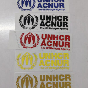 sponsor Barcelona AD UNHCR ACNUR back advertise width 17.5cm