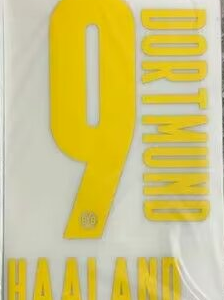 2020 2021 2022 Dortmund HAALAND Jersey number Yellow football number