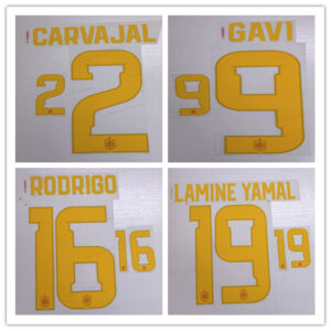 2026 Spain home football star GAVI RODRIGO PEDRI LAMIN YAMAL soccer number