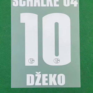 2025 2026 Schalke 04 DŽEKO #10 soccer number