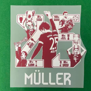 FC Bayern Munich 2025 2026 Special commemorative edition MULLER soccer number