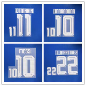 2026 Argentina away MESSI MARRADONA DI MARIA L.MARTINEZ GARNACHO soccer number