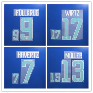 2026 Germany away soccer KIMMICH HAVERTZ MUSIALR MULLER SANE football number