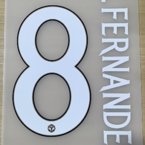 2023 2024 Champions League Manchester United home B.FERNANDES 23-24 white football number