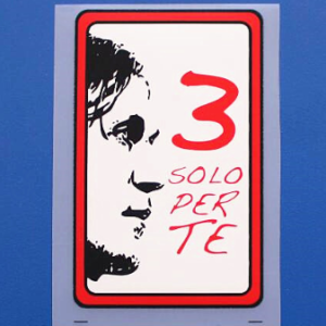 AC Milan football patch SOLO PER TE soccer Chest patch