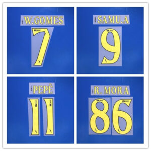 2025 2026 FC Porto fourth W.GOMES PIETUSZEWSKI R.MORA Retro Football 25-26 yellow soccer number