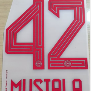 Bayern Munich 2023 2024 home MUSIALA KANE 23-24 red soccer number