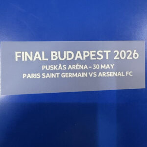 FINAL BUDAPEST 2026 PUSKAS ARENA-30 MAY PARIS SAINT GERMAIN VS ARSENAL FC