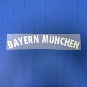 Bayern Munich sponsor football AD BAYERN MÜNCHEN advertisement （width 33CM，letter high3.5CM）