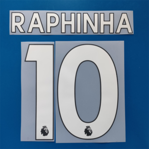 Leeds United 2017/2022 Premier league RAPHINHA white soccer Number