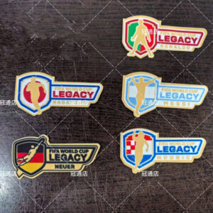Fabric material 2026 FIFA World Cup football patch Legacy soccer patch