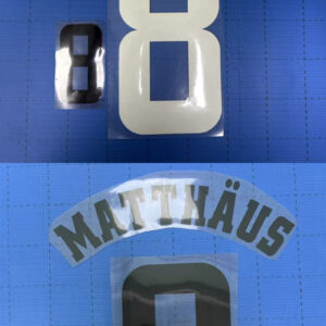 Velvet material Germany football 1998 KLINSMANN MATTHAUS Jersey number