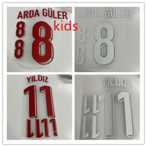 Kids 2026 World Cup Türkiye Home football team DE ARDA GULER YILDIZ soccer number Height 24.2cm