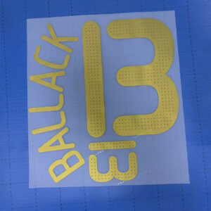 2008 Germany Ballack 13 home soccer number
