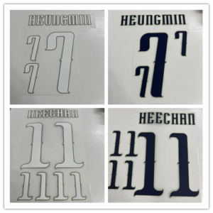 Kids 2026 World Cup South Korea Home football team DE HEUNGMIN  HEECHAN  KANGIN soccer number Height 24.6cm