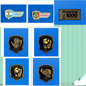 2026 FIFA World Cup Best Player, Top Scorer, Goalkeeper, 1000th Messi, Ronaldo soccer patch flocked material