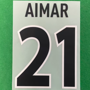 2003 2004 Valencia AIMAR #21 Retro Football 03-04 soccer number