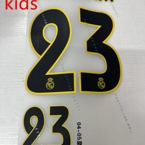 Kids 2004 2005 Real Madrid football BECKHAM 23 soccer number height 23.4cm