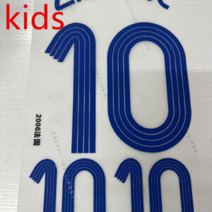 Kids 2006 French football ZIDANE 10 soccer number height 26.4cm