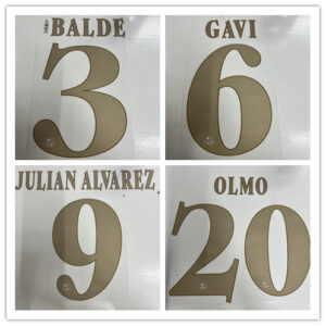 2026 2027 Champions League Barcelona away BALDE GAVII OLMO 26-27 soccer number