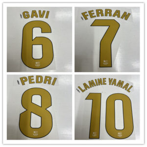 2026 2027 La Liga Barcelona home RAPHINHA GAVI LAMINE YAMAL 26-27 soccer number
