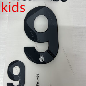 Kids 2009 2010 Real Madrid football RONALDO 9 soccer number height 25.2cm