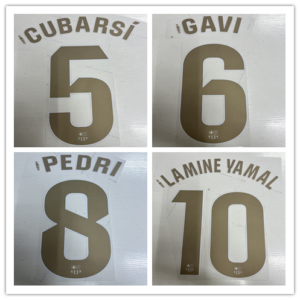 2026 2027 La Liga Barcelona away RAPHINHA GAVI LAMINE YAMAL 26-27 soccer number