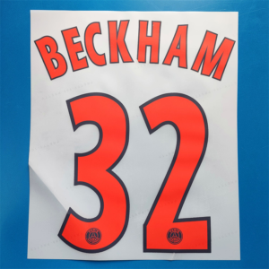 PSG 2012 2013 football star BECKHAM #32 Paris 12-13 soccer number
