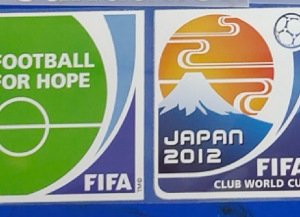 FIFA Club World Cup Japan 2012 football patch Football for Hope soccer patch