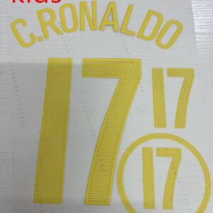 Kids 2004 Portugal football C.RONALDO 17 soccer number height 26cm