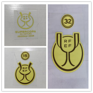 Barcelona 2026 Supercopa de España football patch Jeddah soccer patch