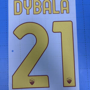 2024 2025 Rome football star DYBALA 21 Roma soccer number