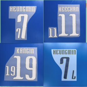 2026 World Cup South Korea football team HEUNGMIN  HEECHAN  KANGIN soccer number
