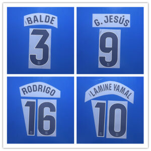 2026 2027 La Liga Barcelona Third RAPHINHA GAVI LAMINE YAMAL 26-27 soccer number