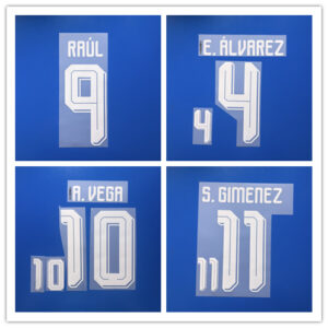 Mexico Third 2026 football star E.ALVAREZ RAUL CHICHARITO white soccer number