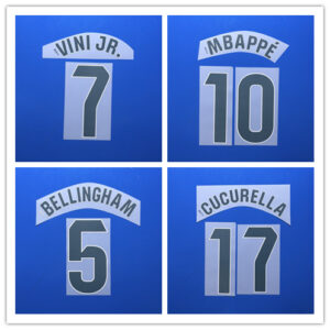 Real Madrid home 2026 2027 La Liga BELLINGHAM VINI JR. VALVERDE MBAPPE 26-27 soccer number no logo