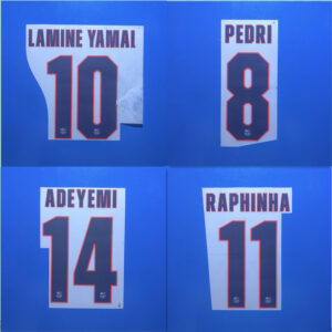2026 2027 Champions League Barcelona third BALDE GAVII OLMO 26-27 soccer number