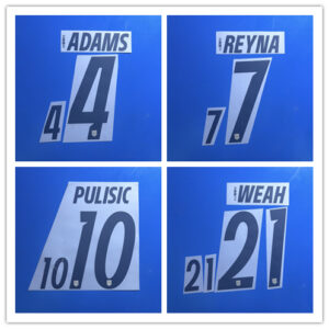 USA 2026 World Cup U.S. Soccer home football star ADAMS REYNA McKENNIE soccer number